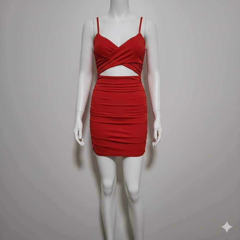 Elegant Red Women's Dress